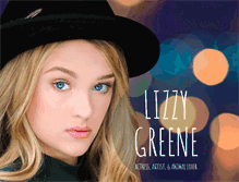 Tablet Screenshot of lizzygreene.com